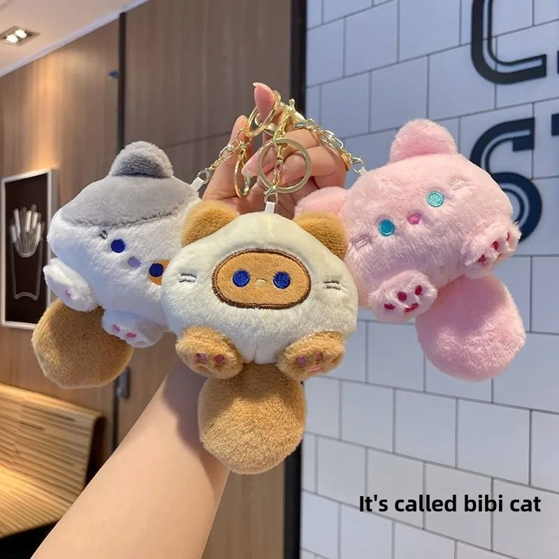 Cute plush key chains