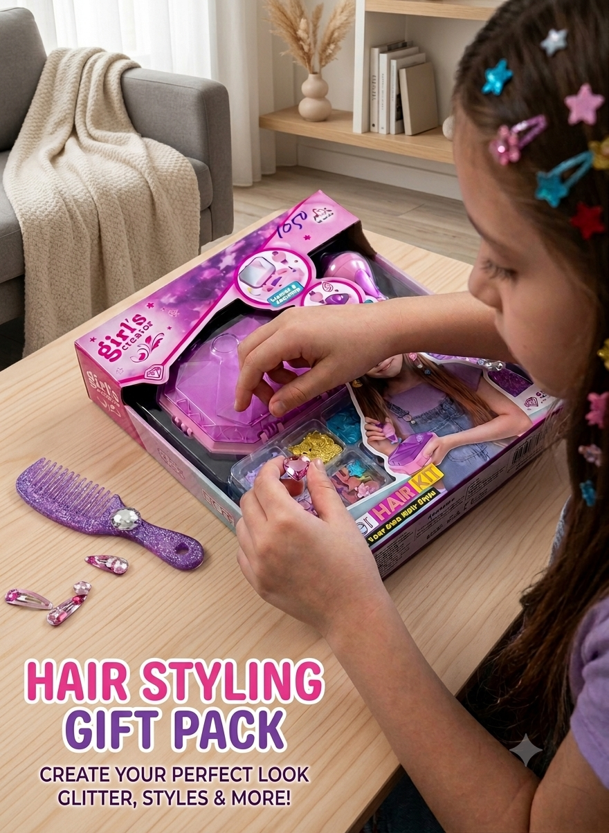 Hair styling gift packs