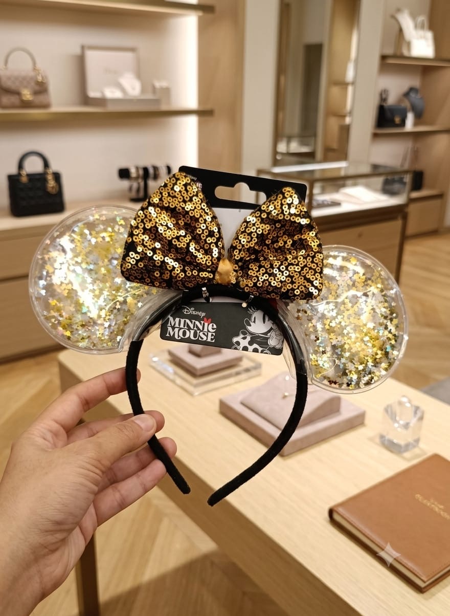 Disney minnie mouse golden hairband