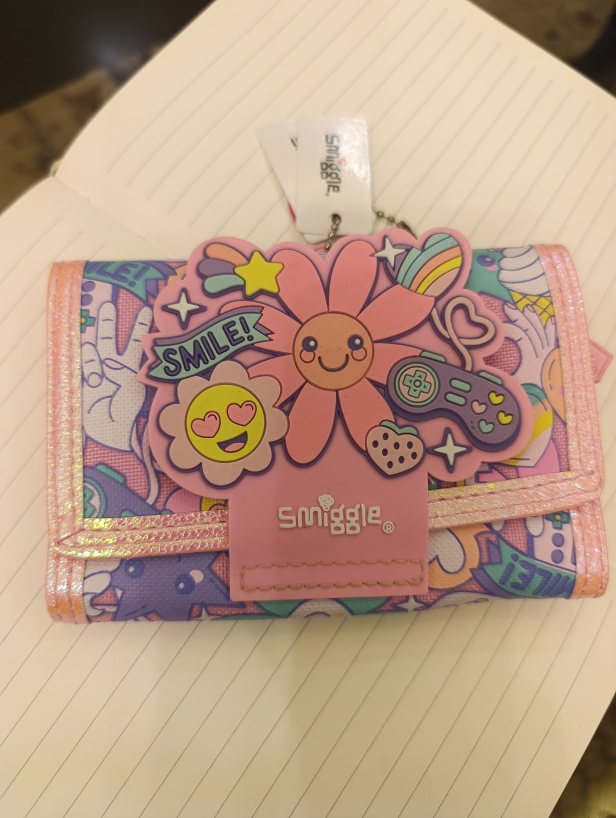 Smiggle Pink Floral wallet