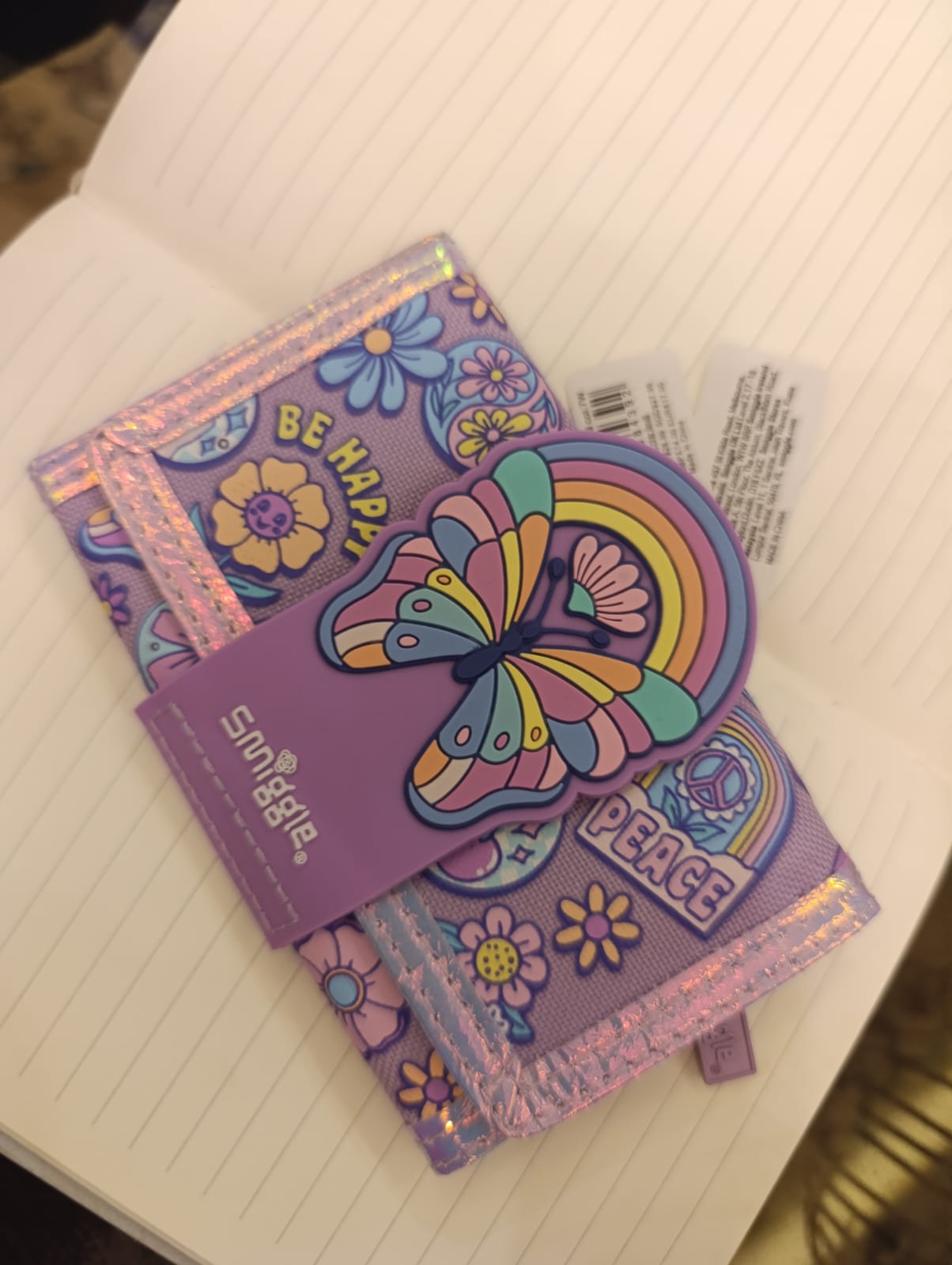 smiggles butterfly wallet