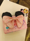 smiggles pink bow wallet