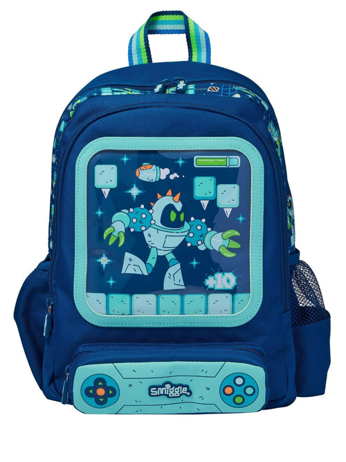 14 inch Blue Robotic themed Bag