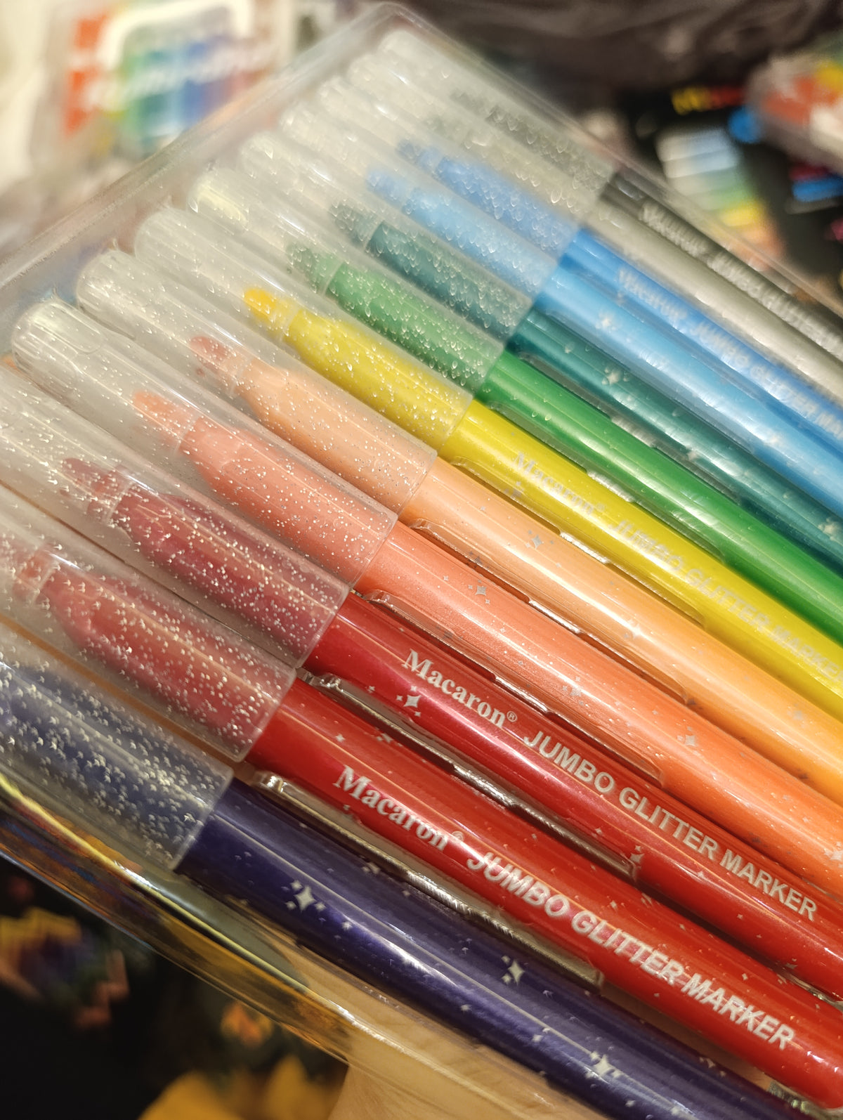 Glitter markers