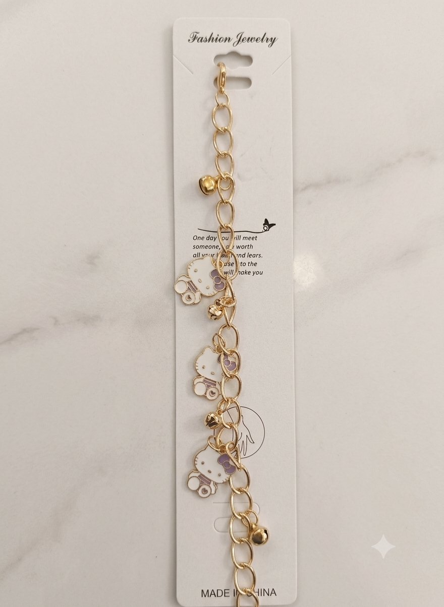 Hello kitty charms bracelet