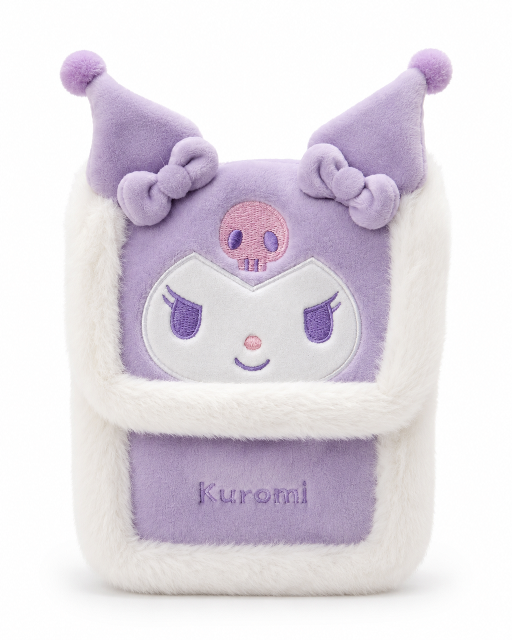 Plush kuromi fluffy crossbody bag