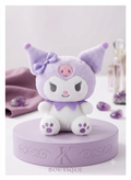 Plush fluffy kuromi keychain