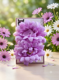 Purple flowers pins