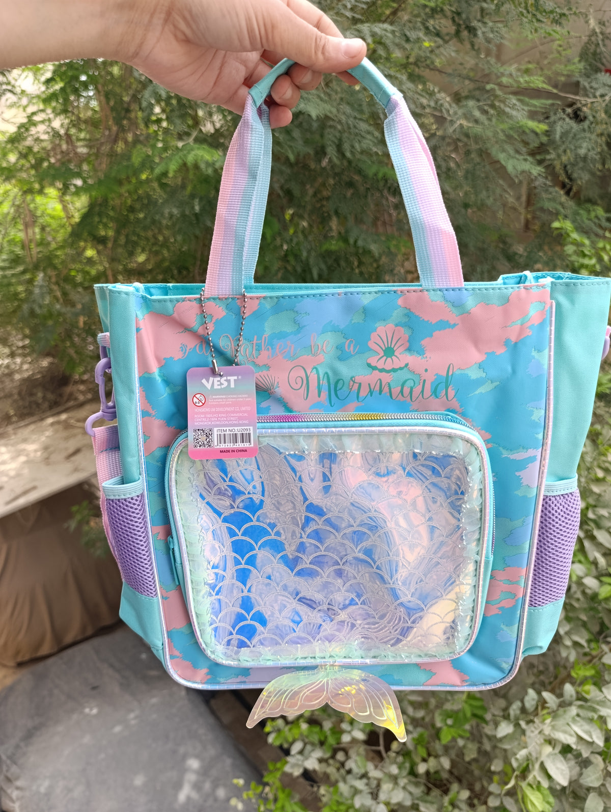 Imported tote bags