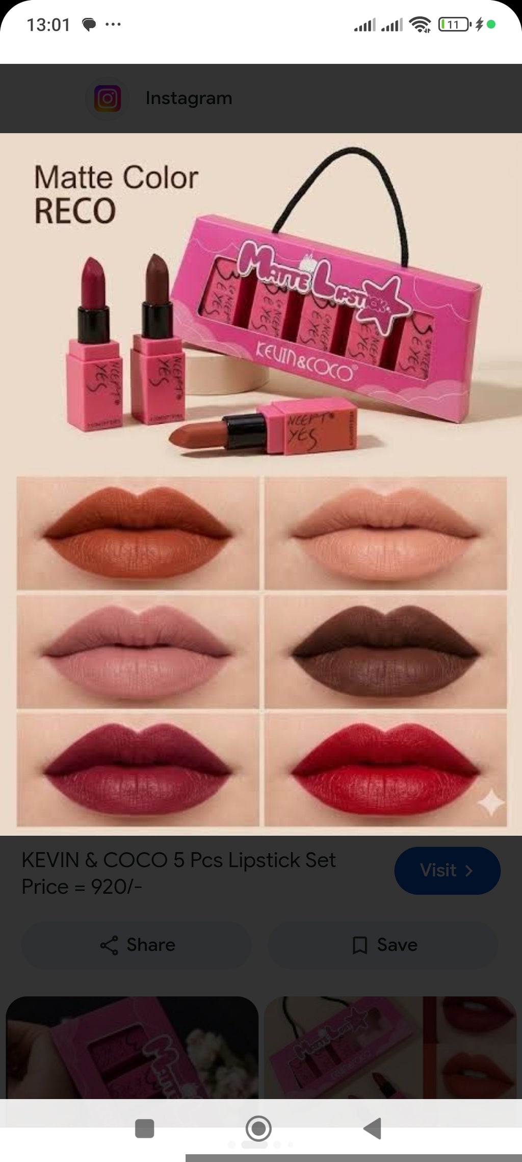 Matte lipstick 💄 gift sets