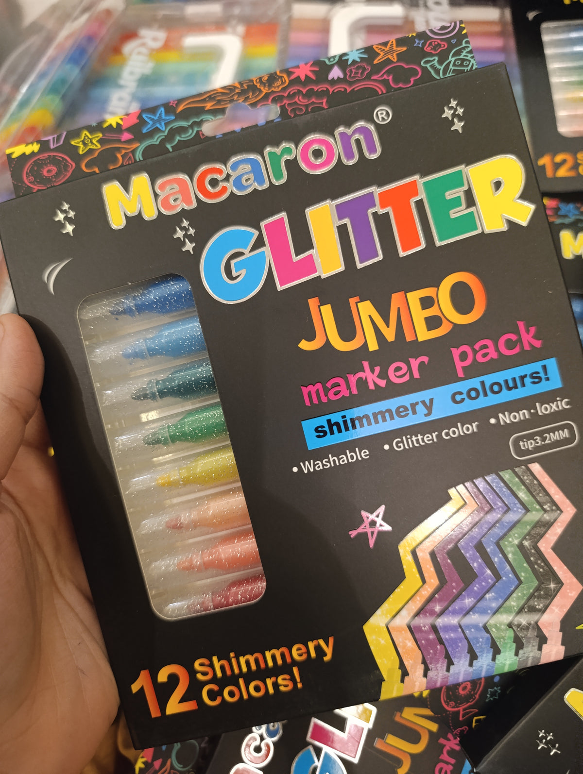 Glitter markers